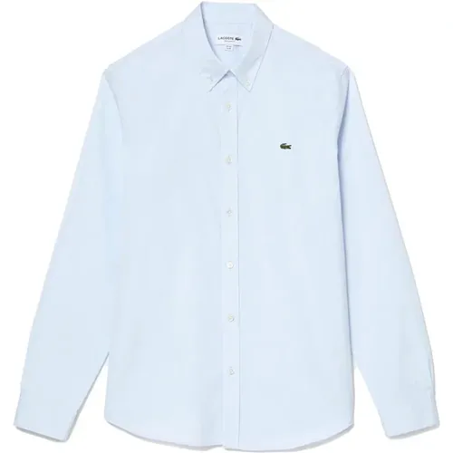 Simple and Clean Cotton Shirt , male, Sizes: 4XL, 6XL, 3XL, L, 2XL - Lacoste - Modalova