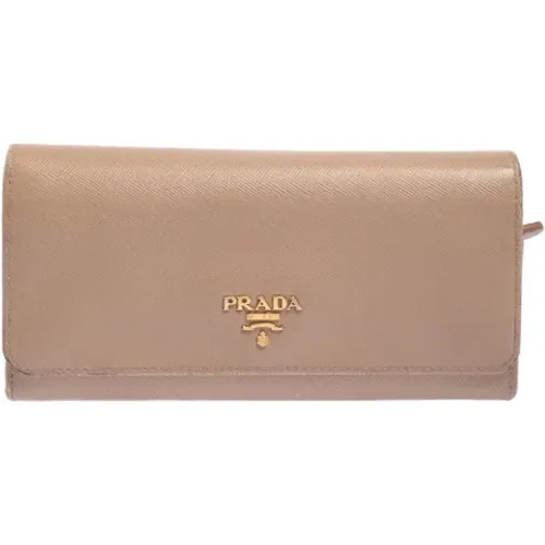 Pre-owned Leather wallets , female, Sizes: ONE SIZE - Prada Vintage - Modalova