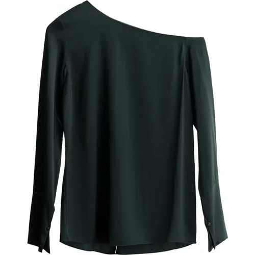 Chiney silk blouse , Damen, Größe: XS - Ahlvar Gallery - Modalova