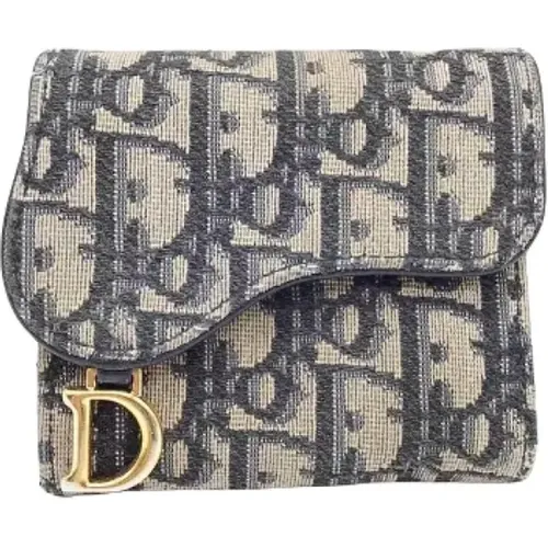 Pre-owned Cotton wallets , female, Sizes: ONE SIZE - Dior Vintage - Modalova
