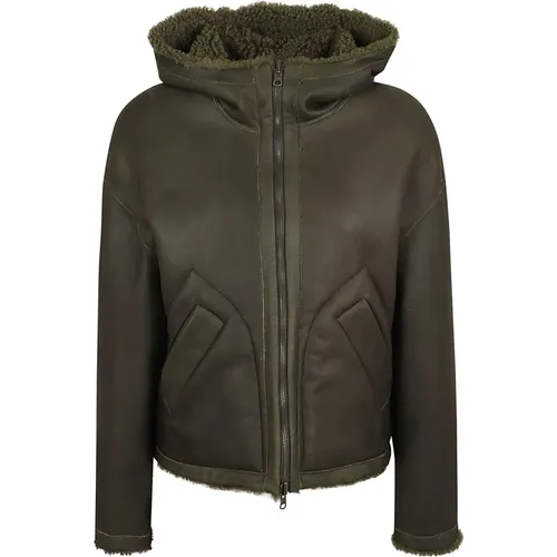 Armee Lederjacke, Lederjacke für Männer - Salvatore Santoro - Modalova