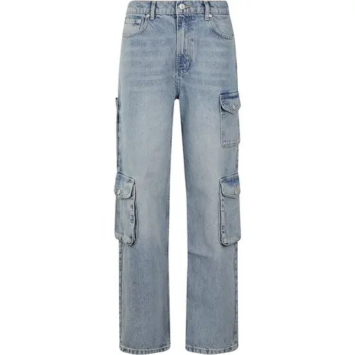 Denim Hose Klassisches Modell , Damen, Größe: W27 - Moschino - Modalova