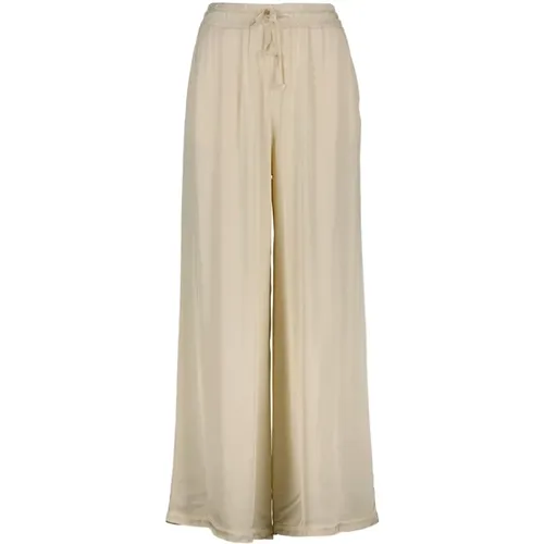 Wide Trousers for Women , female, Sizes: S, L - Amélie & Amélie - Modalova