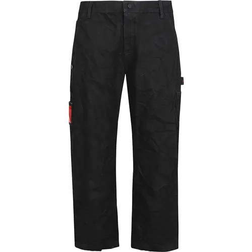 Men's Clothing Trousers Ss24 , male, Sizes: L - 44 Label Group - Modalova