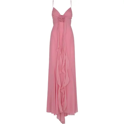 Rose Long Dress , female, Sizes: XS - Blumarine - Modalova