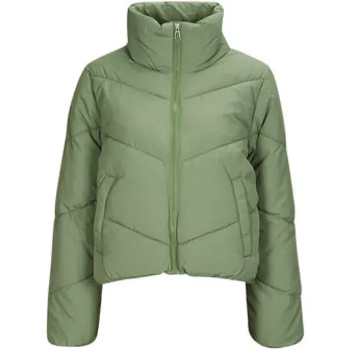 Einfache Steppjacke in Khaki , Damen, Größe: XS - Only - Modalova