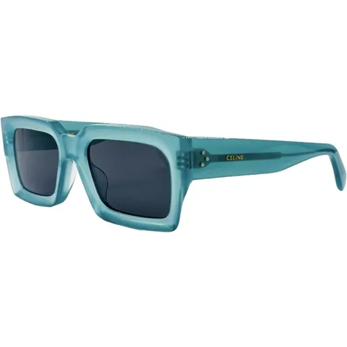 Aquamarine Crystal Sunglasses Trendy Model , female, Sizes: ONE SIZE - Celine - Modalova