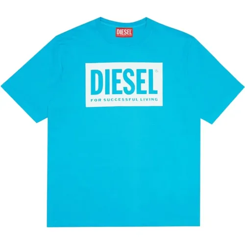 Fluoreszierendes Logo T-Shirt - Diesel - Modalova