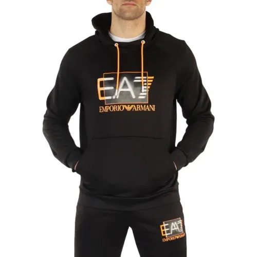 Hoodies , male, Sizes: S, L, XL, XS - Emporio Armani EA7 - Modalova