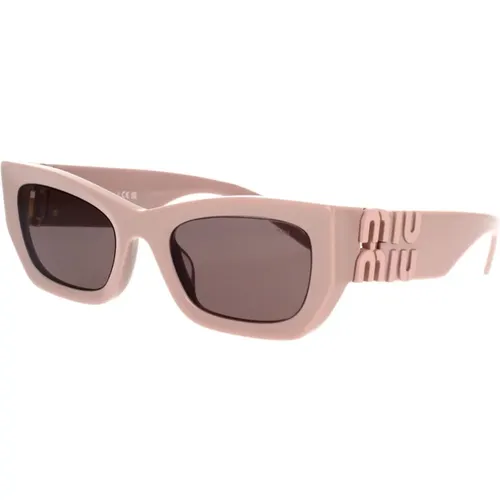 Stylish Oversized Sunglasses , female, Sizes: 53 MM - Miu Miu - Modalova