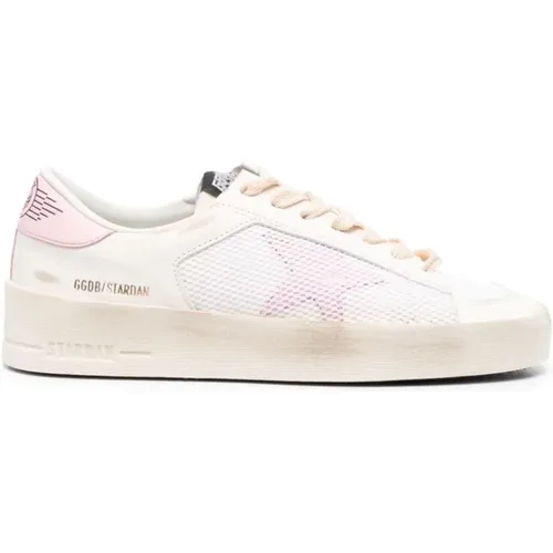 Distressed Sneakers with Signature Star Patch , female, Sizes: 5 UK - Golden Goose - Modalova