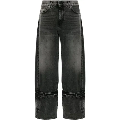 Schwarze Jeans mit Stil L0867 , Damen, Größe: W23 - Haikure - Modalova