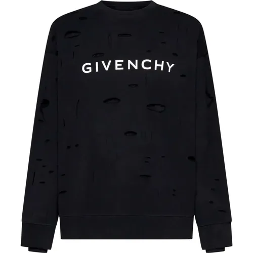 Stylish Sweaters in White and Blue , male, Sizes: XL, L, S, M - Givenchy - Modalova