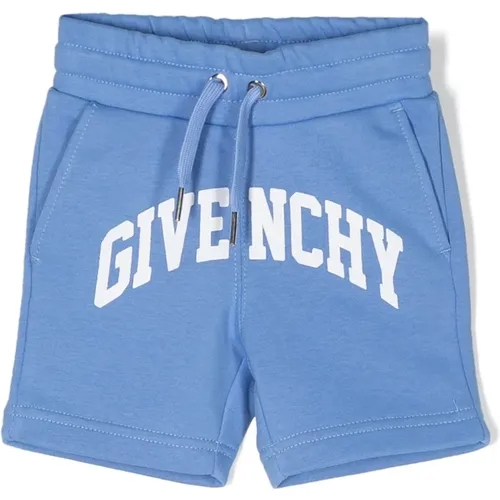 Blaue Logo Shorts Terry Stoff - Givenchy - Modalova