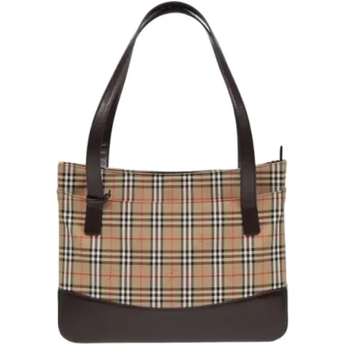 Pre-owned Canvas totes , female, Sizes: ONE SIZE - Burberry Vintage - Modalova