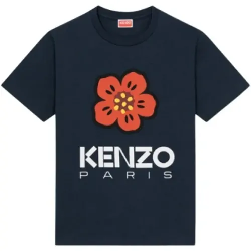 Lockeres Boke Flower T-Shirt , Damen, Größe: L - Kenzo - Modalova
