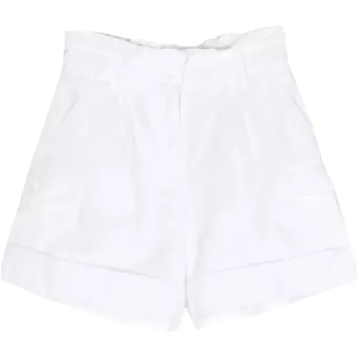 Weiße Shorts mit Taschen Moncler - Moncler - Modalova