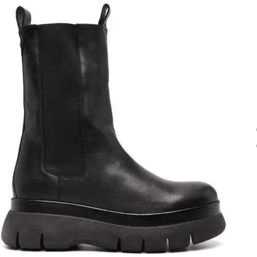 Leather Ankle Boots with Studs , female, Sizes: 5 UK, 7 UK, 6 UK - Isabel marant - Modalova
