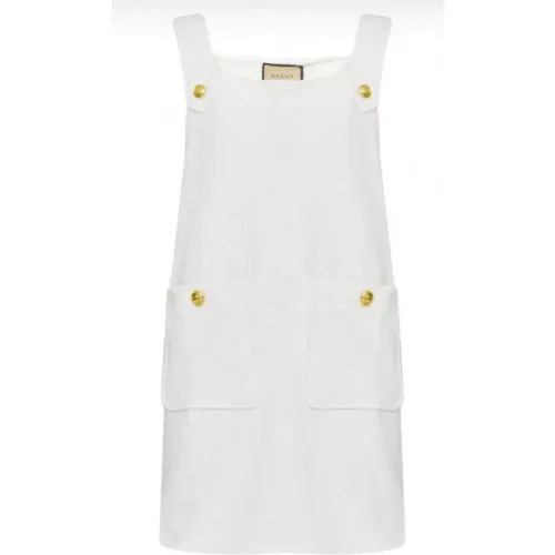 GG cotton jersey minidress , female, Sizes: S - Gucci - Modalova
