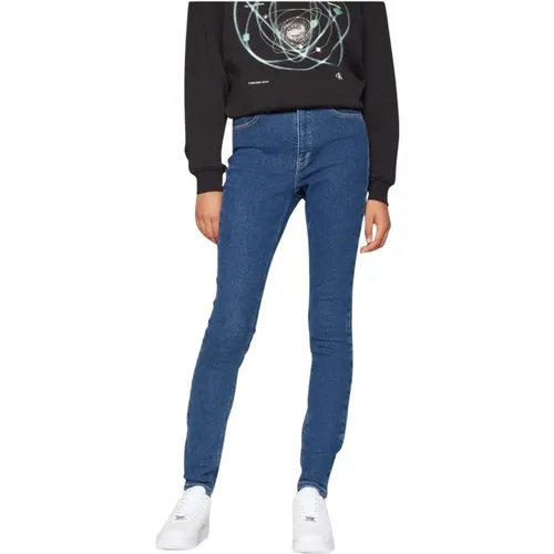 Blaue Skinny Jeans Calvin Klein - Calvin Klein - Modalova