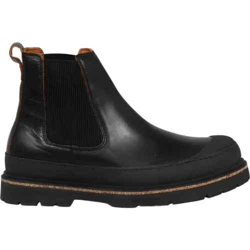 Leather Slip On Ankle Boot , male, Sizes: 9 UK, 10 UK, 8 UK, 11 UK - Birkenstock - Modalova