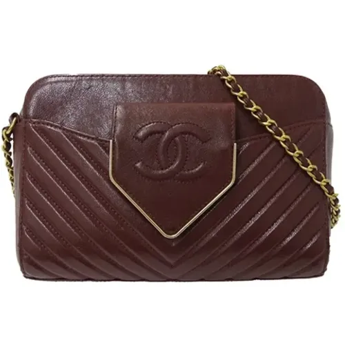 Pre-owned Leather chanel-bags , female, Sizes: ONE SIZE - Chanel Vintage - Modalova