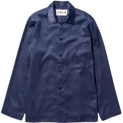 Navy Home Suit Shirt , male, Sizes: M, S, L - Cdlp - Modalova