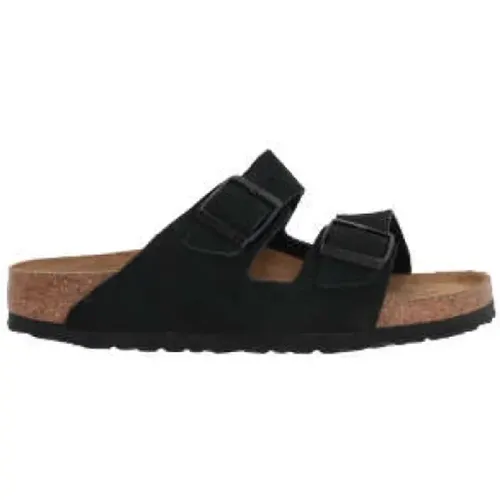 Suede Flat Sandals , female, Sizes: 2 UK - Birkenstock - Modalova