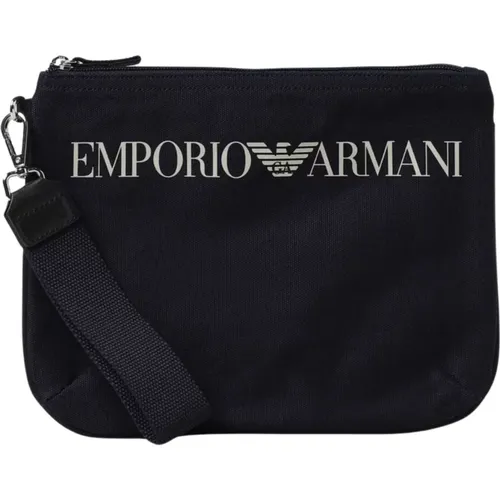 Blaue Taschen für Männer - Emporio Armani - Modalova