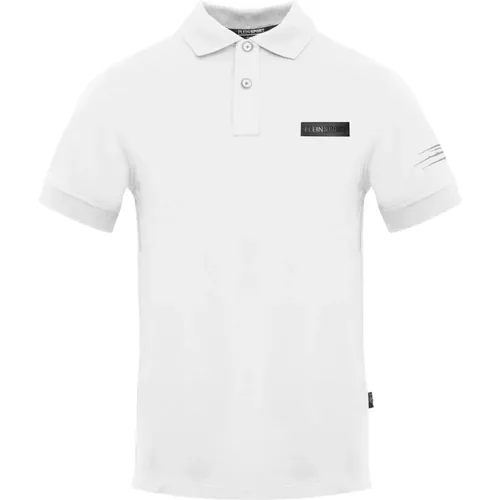 Button-Fastening Solid Polo Shirt , male, Sizes: 2XL, XL, M, L, S - Plein Sport - Modalova