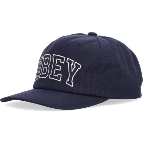 Klassische Snapback Navy Kappe Obey - Obey - Modalova