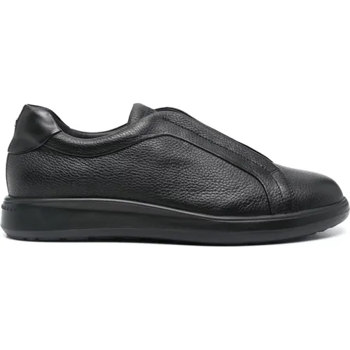 Italian Leather Sneakers with Rubber Sole , male, Sizes: 11 UK, 8 UK, 8 1/2 UK, 7 UK, 9 UK, 9 1/2 UK - Fratelli Rossetti - Modalova