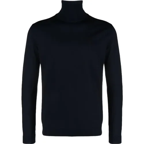 Men's Clothing Knitwear Navy Aw22 , male, Sizes: 2XL - Roberto Collina - Modalova