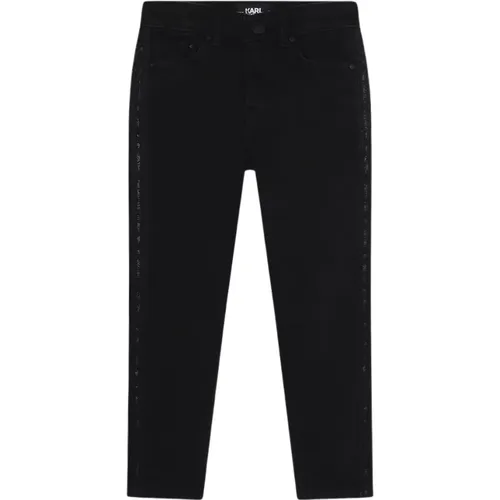 Jeans mit seitlichen Streifen - Karl Lagerfeld - Modalova