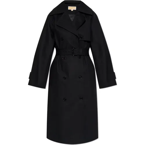 Baumwoll-Trenchcoat mit Gürtel , Damen, Größe: M - Michael Kors - Modalova