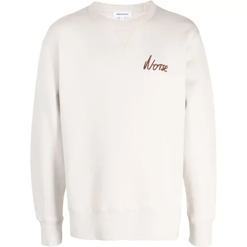 Arne Relaxed Cotton Sweatshirt , male, Sizes: XL, L - Norse Projects - Modalova