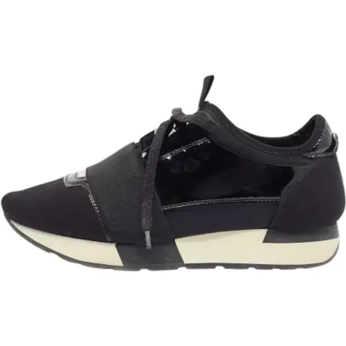 Pre-owned Leather sneakers , female, Sizes: 4 UK - Balenciaga Vintage - Modalova