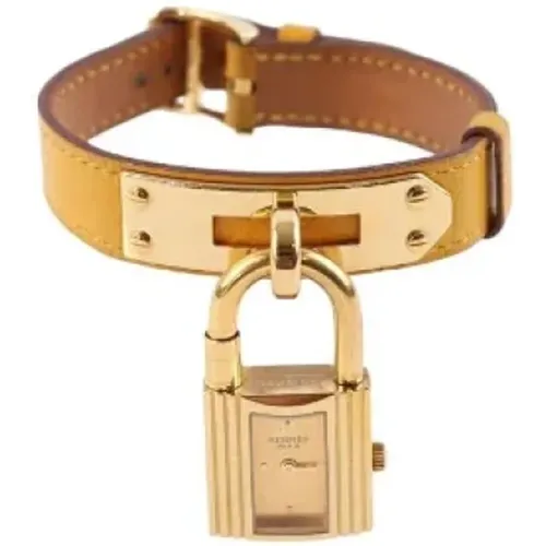 Pre-owned Metal watches , female, Sizes: ONE SIZE - Hermès Vintage - Modalova