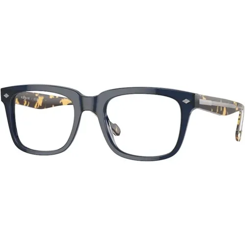 Blaue Brillenfassung , unisex, Größe: 54 MM - Vogue - Modalova