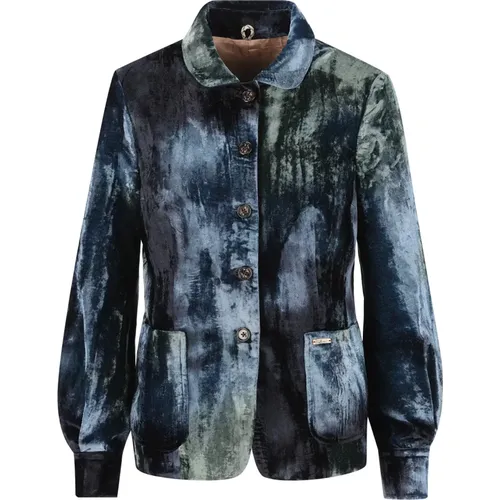 Velvet Dyed Jacket , Damen, Größe: XS - Luis Trenker - Modalova