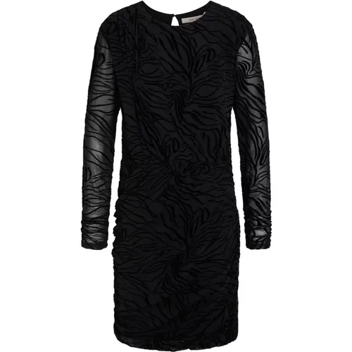 Mesh Patterned Dress , female, Sizes: M, S, L, XS, XL, 2XL - RUE de Femme - Modalova