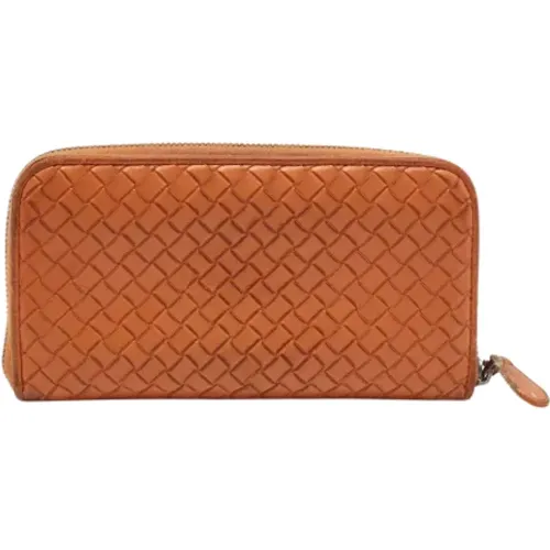 Pre-owned Leather wallets , female, Sizes: ONE SIZE - Bottega Veneta Vintage - Modalova