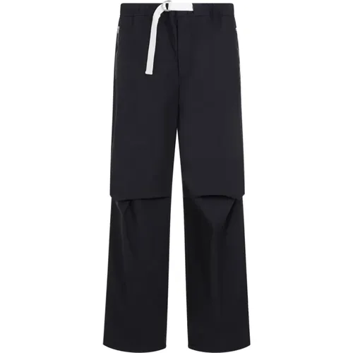 Cotton Trousers with Zipped Pockets , male, Sizes: M, XL, L - Jil Sander - Modalova
