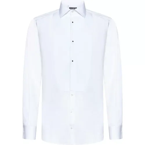 Classic Cotton Shirt , male, Sizes: XL - Dolce & Gabbana - Modalova