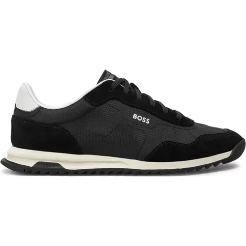 Schwarze Sneakers Lowp Sdtx , Herren, Größe: 45 EU - Hugo Boss - Modalova