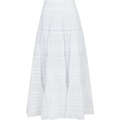 Lace Skirt Felicia S Voile , female, Sizes: L, S, XL - NEO NOIR - Modalova