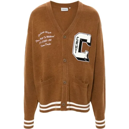 Enten Cardigan Pullover , Herren, Größe: S - Carhartt WIP - Modalova