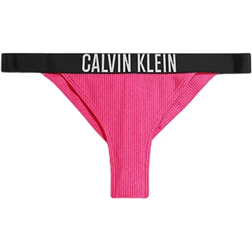 Rosa bedruckte Bademode für Frauen , Damen, Größe: L - Calvin Klein Jeans - Modalova