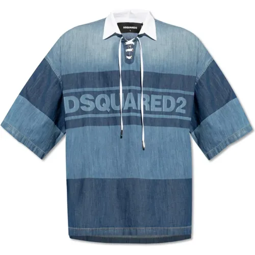 Oversize Poloshirt Dsquared2 - Dsquared2 - Modalova