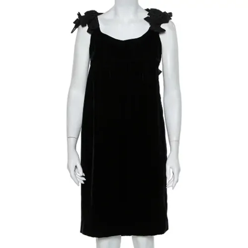 Pre-owned Velvet dresses , female, Sizes: S - Yves Saint Laurent Vintage - Modalova